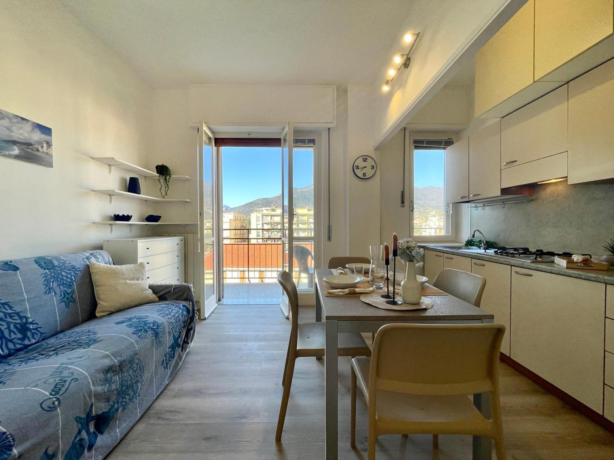 Апартаменти 150Mt Dal Mare Monolocale In Centro Con Vista Aperta, Wi-Fi E A/C Лоано Екстер'єр фото